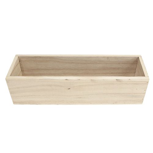 Floristik24 Skrzynia drewniana natura 32cm x 9cm H8,5cm