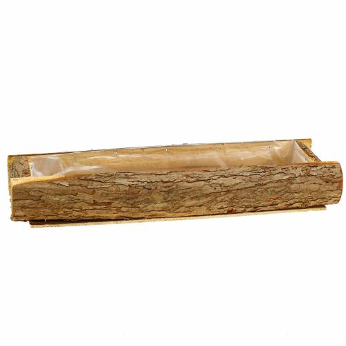 Floristik24 Skrzynka na rośliny drewno natura 40cm x 15cm H6cm