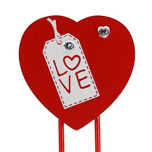 Produkt Zszywki drewniane Serce "Miłość" Dekoracyjne Serce Walentynkowy Prezent 2szt.