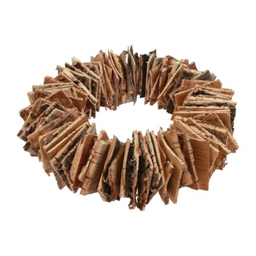 Floristik24 Wianek drewniany z kory brzozowej wianek dekoracyjny naturalny Ø30cm