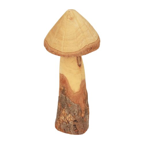 Drewniana dekoracja z grzybów grzyby dekoracja z drewna naturalna dekoracja stołu jesień Ø11cm W28cm