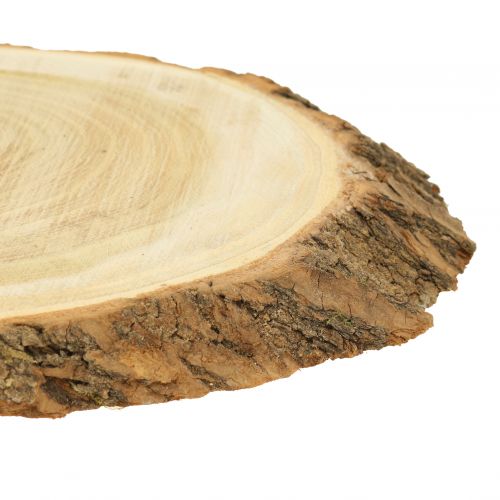 Produkt Krążki drewniane owalne natura 20cm - 23cm 3szt.