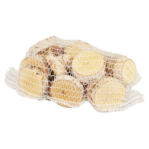 Produkt Krążki drewniane dekoracyjne drewno brzozowe kora naturalna Ø7-9cm 18 sztuk