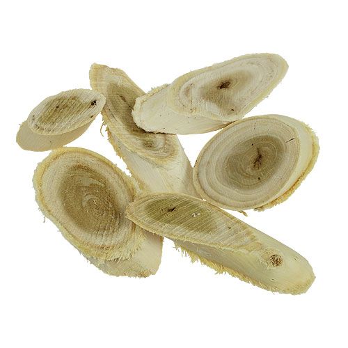 Floristik24 Plastry drewna morwowego bielone 500g
