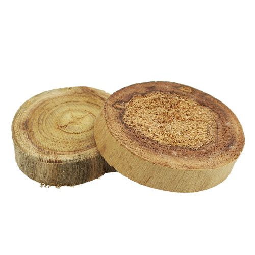 Floristik24 Plastry drewniane naturalne 6-8cm 500g