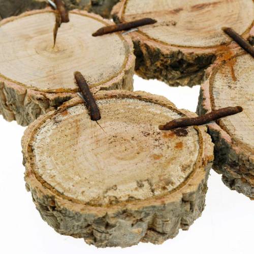 Floristik24 Podstawki dekoracyjne drewniane krążki Natura 22×22cm