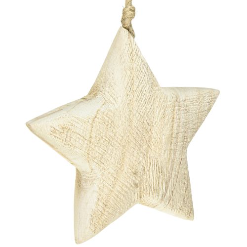 Drewniana gwiazda naturalna ozdoba świąteczna drewno Ø13,5cm