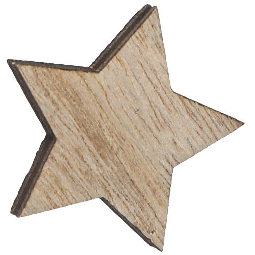 Produkt Drewniane gwiazdki do rozsypania naturalnych świąt Ø3cm 100 szt