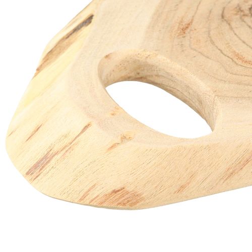 Produkt Taca drewniana z drewna akacjowego z krawędzią drzewa D36–45cm S15–21cm
