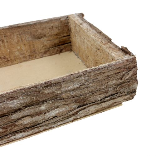 Produkt Taca drewniana z korą drzewa taca ozdobna naturalna 40×15×5cm 3szt
