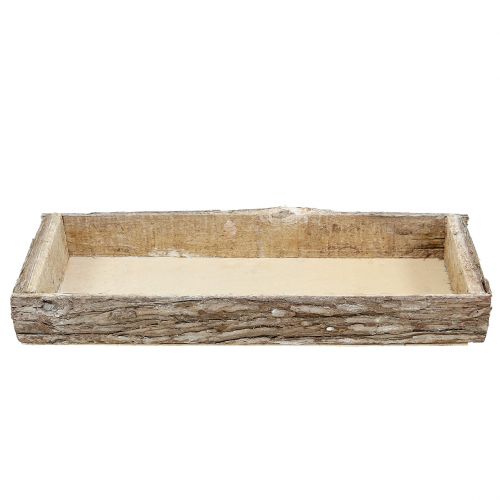 Produkt Taca drewniana z korą drzewa taca ozdobna naturalna 40×15×5cm 3szt