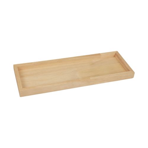 Taca drewniana Taca dekoracyjna drewniana prostokątna naturalna 40×14×2,5cm