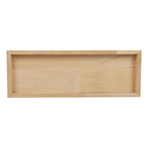 Floristik24 Taca drewniana Taca dekoracyjna drewniana prostokątna naturalna 50×17×2,5cm