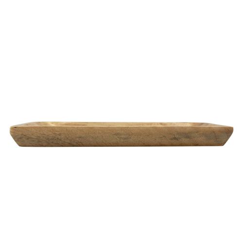Produkt Taca drewniana prostokątna z naturalnego drewna mango 25x13x2,5cm