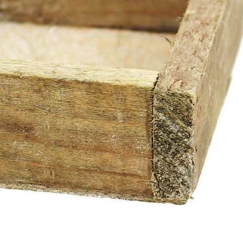 Produkt Taca drewniana 14cm x 14cm x 3cm umyta