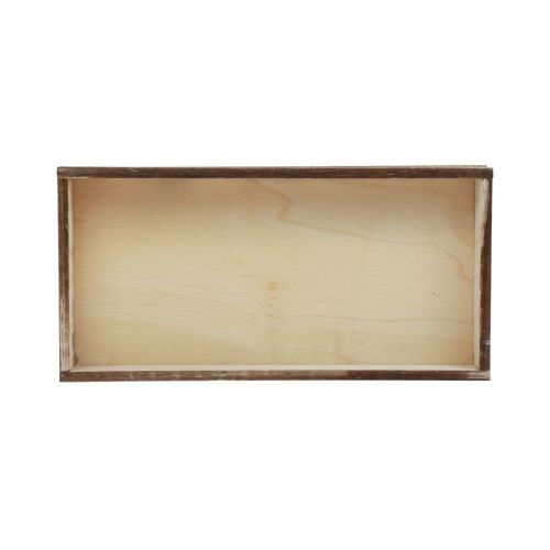 Produkt Drewniana taca dekoracyjna płomieniowana, dekoracyjna taca na stół w stylu rustykalnym 24×12×3cm