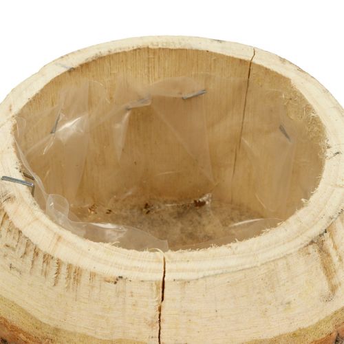 Floristik24 Drewniana doniczka do sadzenia Natura Ø14cm