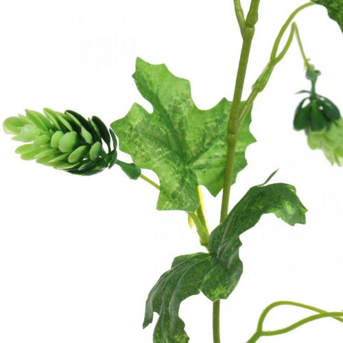 Produkt Girlanda chmielowa, dekoracja ogrodu, sztuczna roślina, lato 185cm zielona