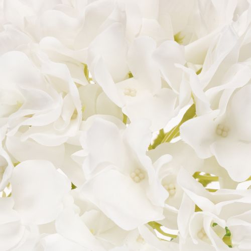 Sztuczny kwiat hortensji z długą łodygą do dekoracji, 48 cm | Floristik24.pl
