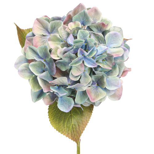 Produkt Hortensja Sztuczny Kwiat Niebieski Fioletowy Ø18cm Dł. 69cm 2szt