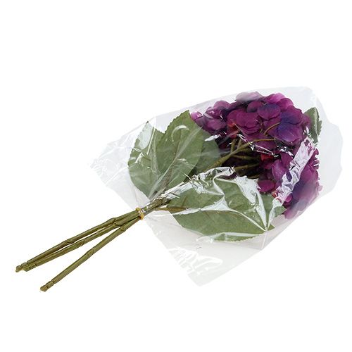 Floristik24 Hortensja fioletowa 30cm 3szt.
