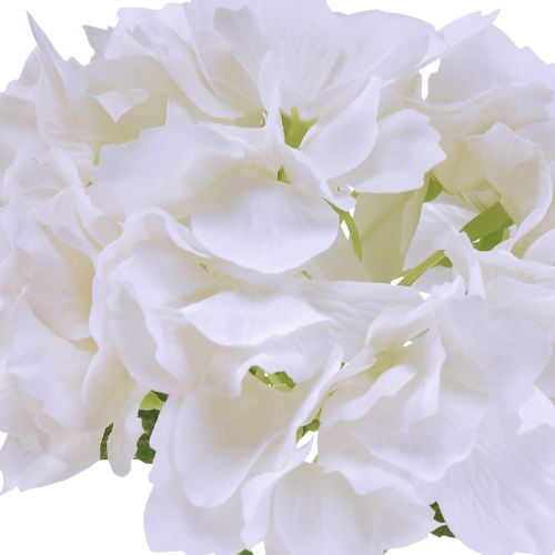 Produkt Hortensja Sztuczne Białe Kwiaty Prawdziwe W Dotyku 33cm