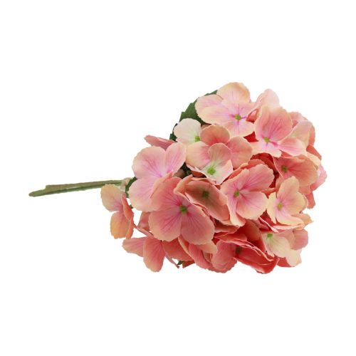 Produkt Hortensje sztuczne wiechy hortensja różowy łosoś 35cm 3szt