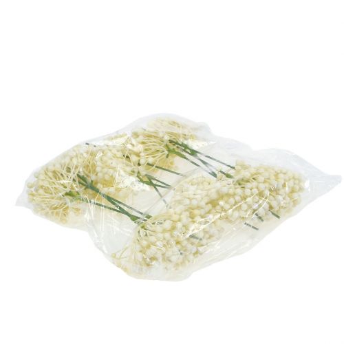 Produkt Pąki hortensji 22cm kremowe 12szt