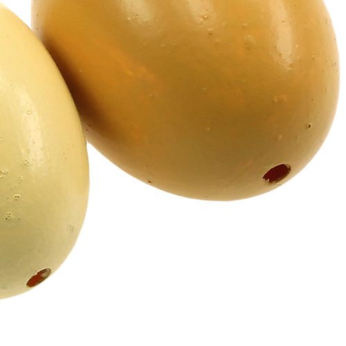 Floristik24 Jaja kurze 6cm mix żółty 10szt