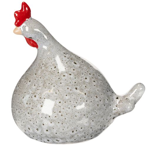 Produkt Ceramiczna figurka kurczaka, ciekawy wzór do stylowej dekoracji domu, 16 cm, 2 sztuki