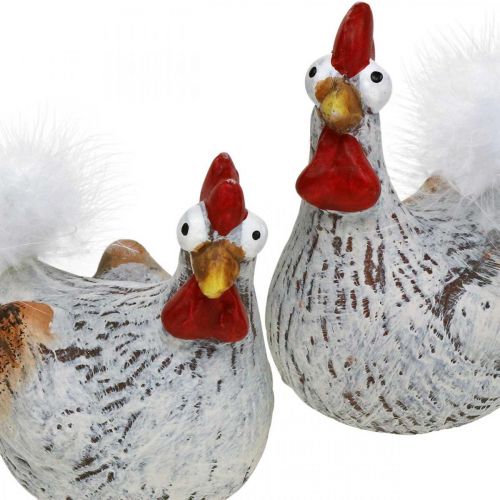Produkt Wielkanocne Kury Śmieszne Kurczaki Kurczaki Deco Ceramiczne 4szt