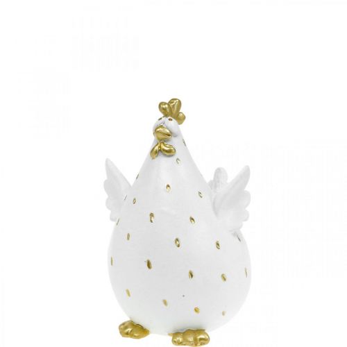 Floristik24 Oryginalna dekoracja wielkanocna, zabawny kurczak, sprężyna do dekoracji stołu, wielkanocny kurczak wys. 9cm 1 szt
