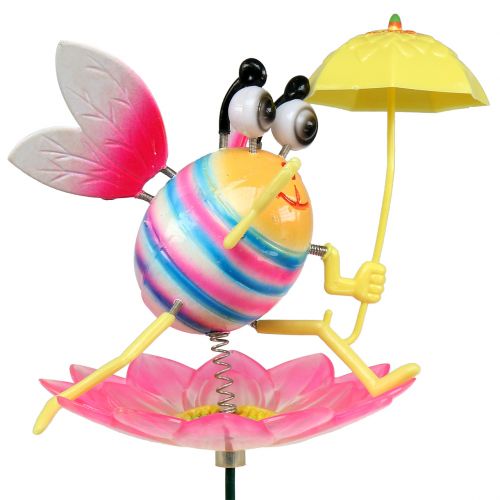 Floristik24 Trzmiel z parasolem wtyczka ogrodowa 70cm