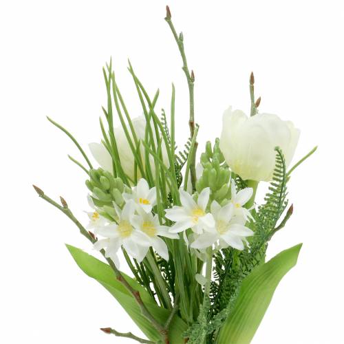 Floristik24 Bukiet z hiacyntów i tulipanów sztuczny 34cm