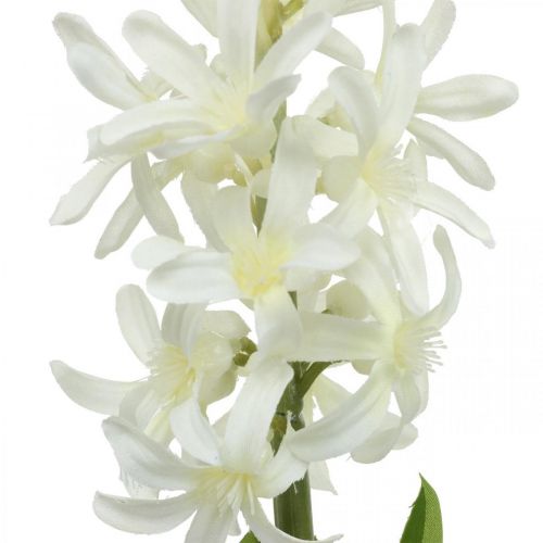 Produkt Sztuczny hiacynt z cebulką sztuczny kwiat biały do przyklejenia 29cm