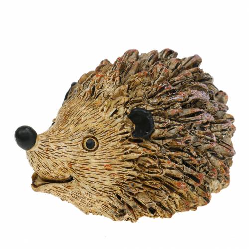 Floristik24 Figurka dekoracyjna jeż natura 6,5cm