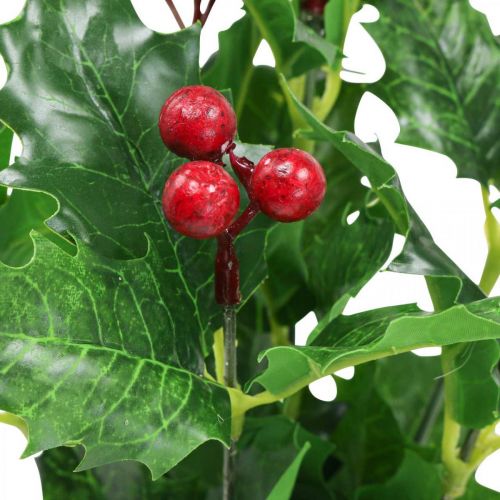 Floristik24 Ostrokrzew w doniczce sztuczne rośliny Ilex sztuczny 26cm