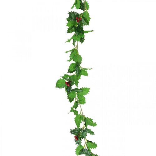 Produkt Świąteczna girlanda sztuczny ostrokrzew Ilex girlanda 160cm