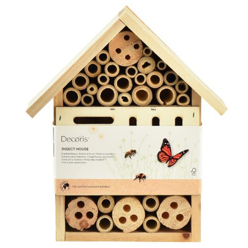 Produkt Domek dla owadów z drewna jodłowego, naturalny, wys. 23,5 cm
