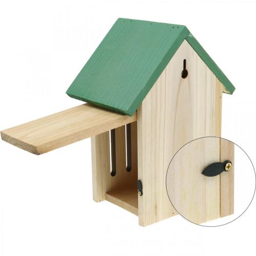 Floristik24 Owad hotelowy drewno, dom dla owadów, motyl pomagający w gniazdowaniu H21.5cm