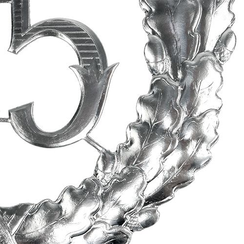 Numer rocznicowy 25 w kolorze srebrnym Ø40cm