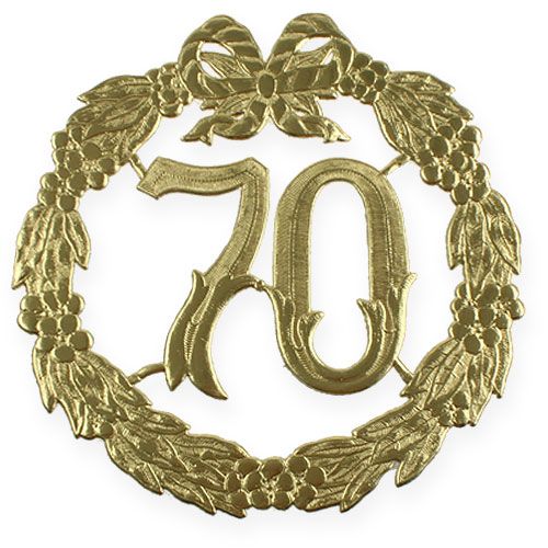 Rocznica numer 70 w złocie