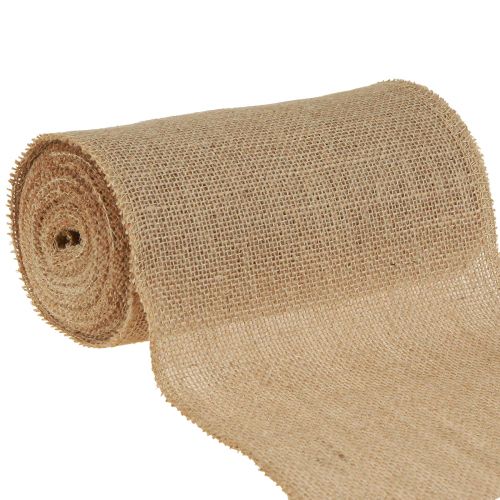 Floristik24 Wstążka jutowa Naturalny rustykalny bieżnik Wstążka jutowa 20cm 9m