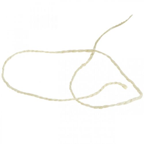 Produkt Sznurek jutowy biały, DIY, naturalna przędza dekoracyjna, sznur ozdobny Ø2mm L200m