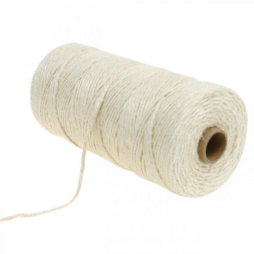 Produkt Sznurek jutowy, naturalny sznurek jutowy w naturalnych kolorach, bielony Ø3mm L200m