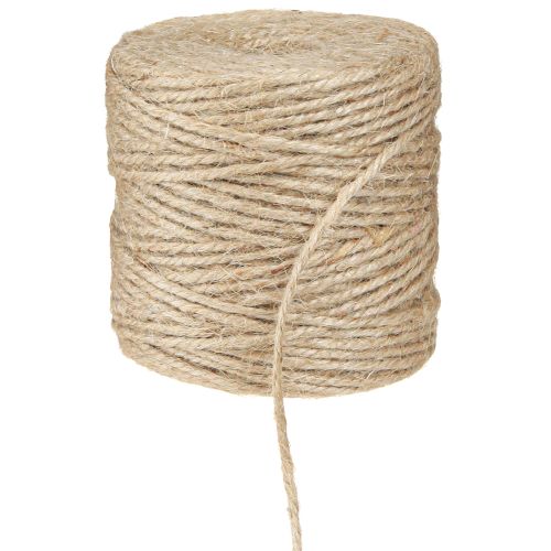 Produkt Przędza jutowa, sznurek jutowy, naturalna rolka 3 mm po 100 m × 2 sztuki