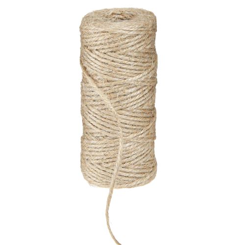 Produkt Przędza jutowa naturalny sznurek jutowy 2mm 50m w rolce × 8 sztuk