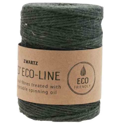Produkt Sznurek jutowy Sznurek jutowy ozdobny sznur jutowy antracytowy Ø3mm 150m