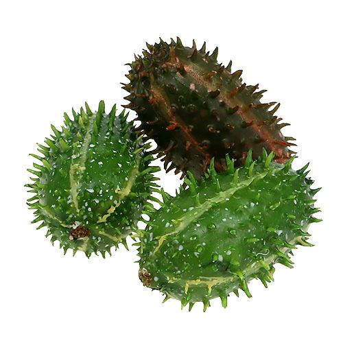 Figa kaktusowa 5cm zielono-brązowa 6szt