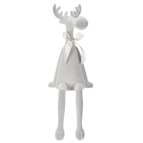 Figurka świąteczna renifer z długimi nogami, półka, 54 cm | Floristik24.pl